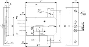 Замок Меттэм ЗВ8 852.1.0 Замок Меттэм ЗВ8 852.1.0