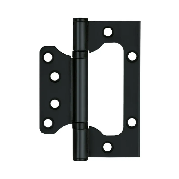 Петля Vettore Flush накладная 100×75×2.5 мм. MBP (мат.черный)