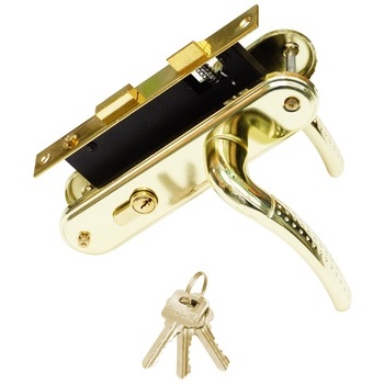 Замок врезной Maxi Locks MLC58-510 (золото)