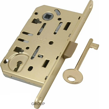 Корпус замка AGB B01101.50.03 кл. буратино (золото)