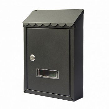 Ящик почтовый MASTER LOCK К-38013 с челкой (черный)